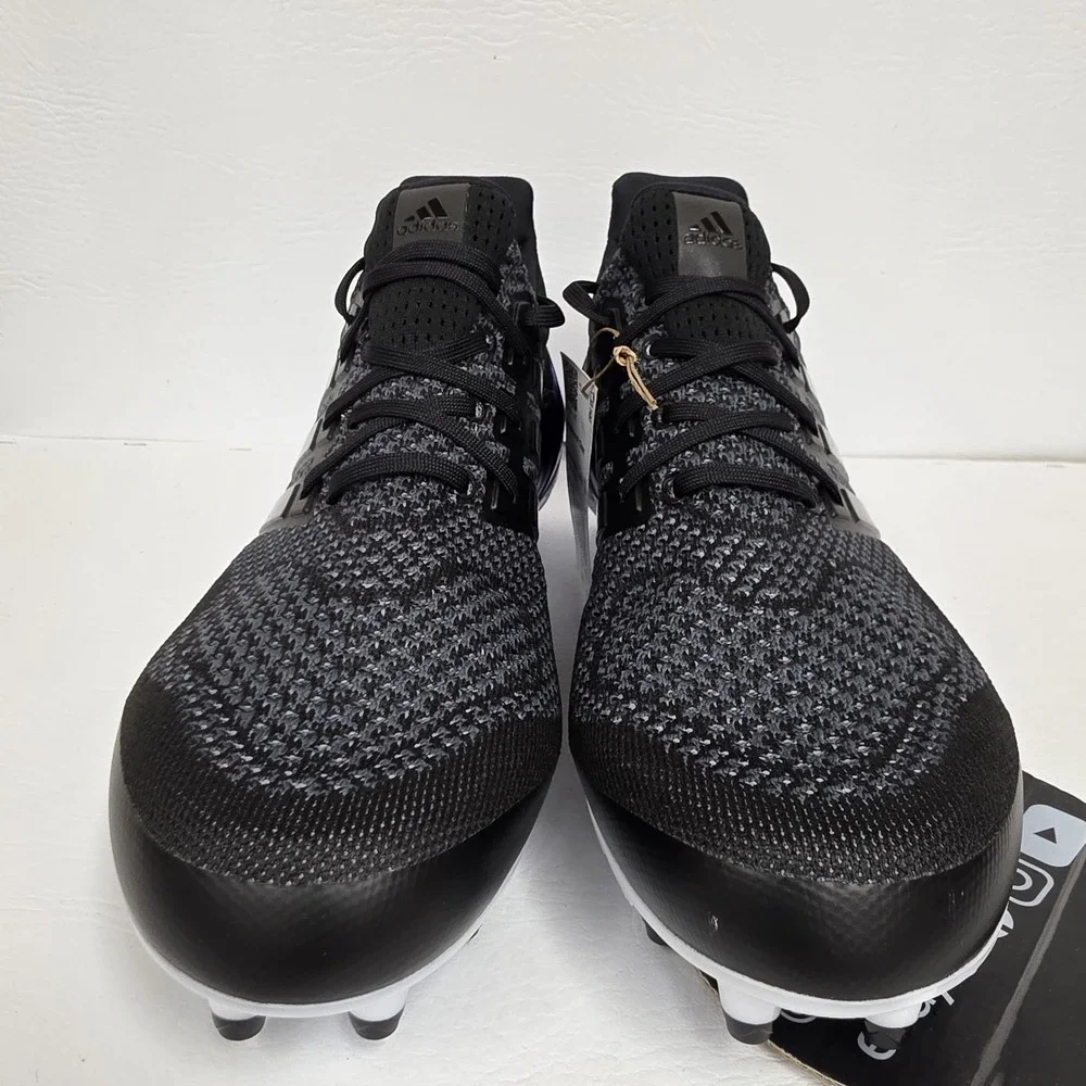 Adidas Ultraboost Football Cleats Black Blue Woven JP7410 Men's Size 11.5